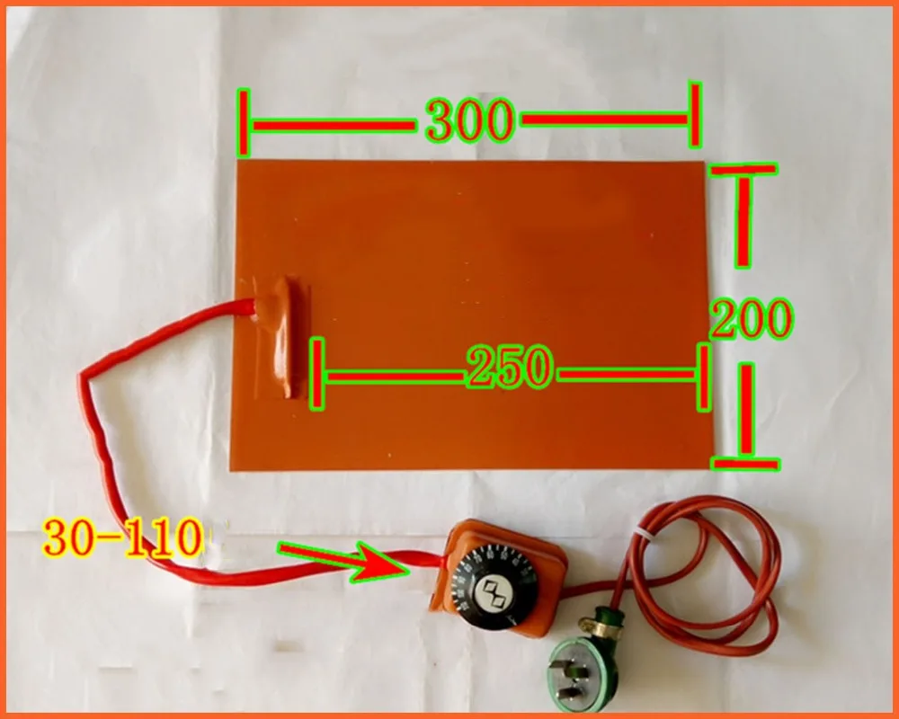 200*300 мм 220 В 300 Вт 1.8 мм ручку контроля температуры ФПБ разделения экрана сокровище мобильный гибкую панель нагревательные пластины