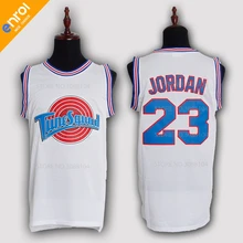 

Space Jam TuneSquad BUGS #1 DUCK #2 LOLA #10 MURRAY #22 JORDAN #23 Taz Movie Basketball Jerseys Throwback Stitched Retro Shirts
