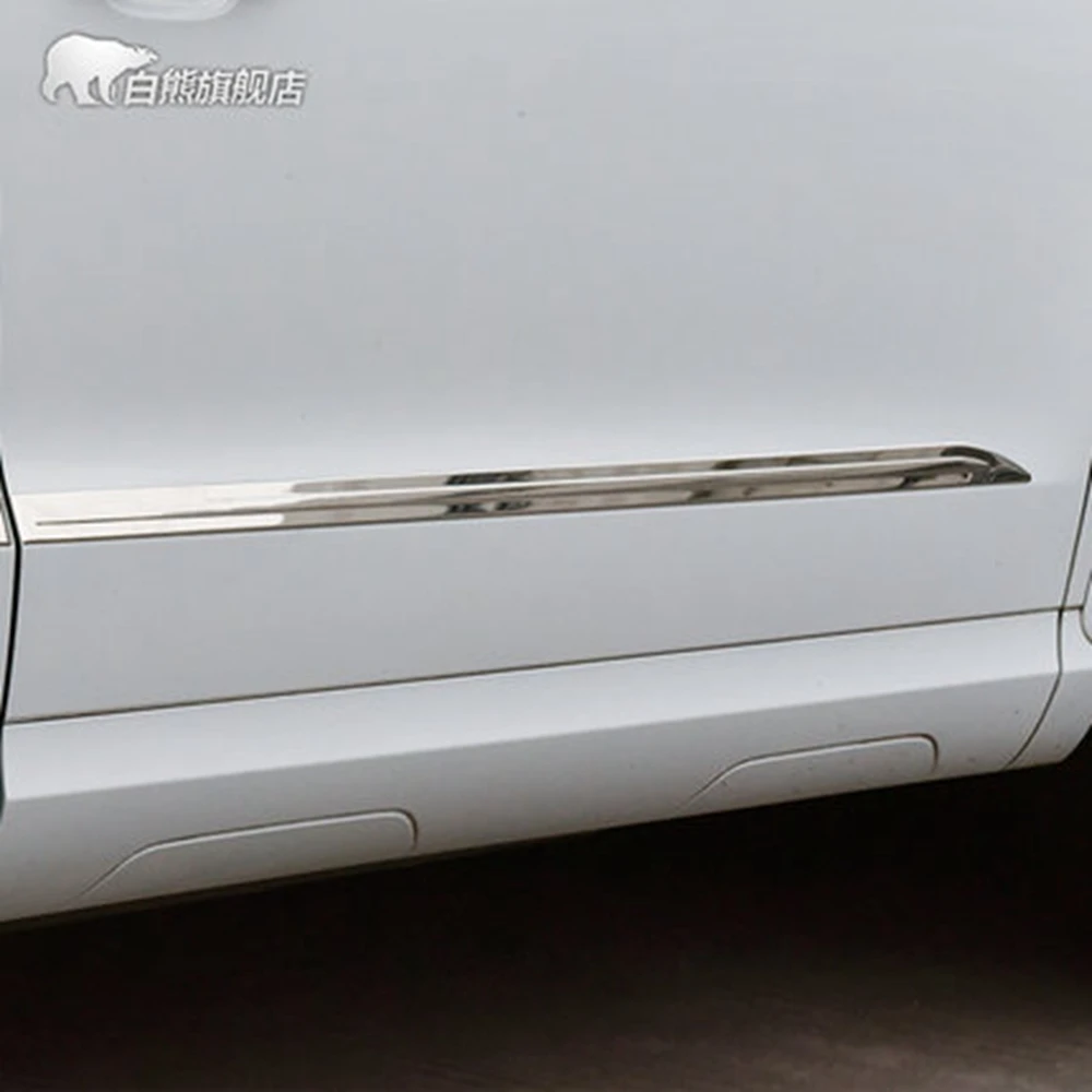 MONTFORD для Audi Q3 2013 2018 высокое качество Нержавеющая сталь боковой двери кузова под