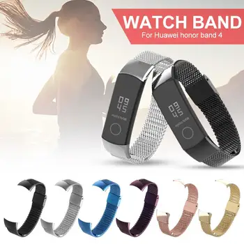 

Replacement Band Metal Steel Waterproof Watch Band Strap Wristband For Huawei Honor Band 4 Smart Bracelet #BO