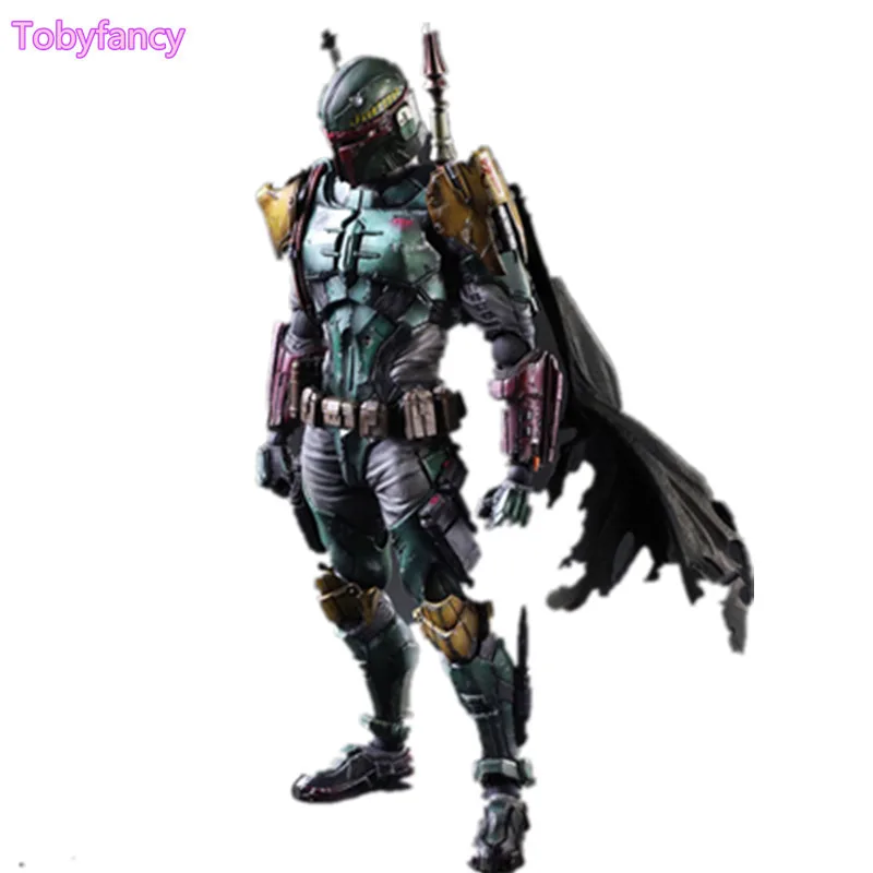

Star Wars Boba Fett Play Arts Kai Toys PVC Action Figure 260mm Anime Movie Toy Boba Fett Star Wars Playarts Figurine