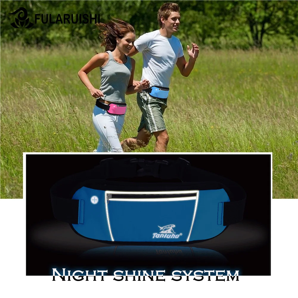 

Running Waist Packs Pouch Belt Unisex Sport Bag Mobile Phone With Hidden Pouch Gym Bags Running Waist Pack For Men Women Fanny