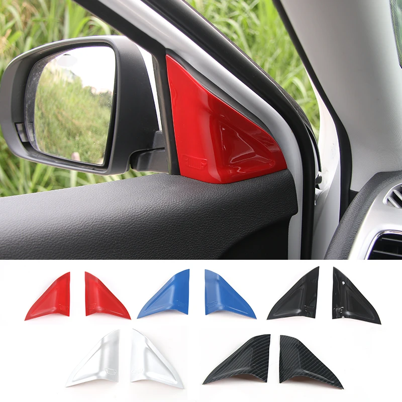 SHINEKA ABS Car Window A Pillar Colum Trim Cover Frame Sticker Decoration Fit For Jeep Compass 2017 Interior Accessories | Автомобили и