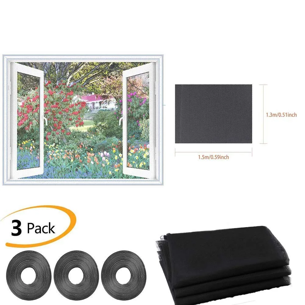 

Mosquito Insect Fly Window Net Netting Mesh Screen Sticky Tape Colorful Environmental Strip For Kids summer fly catcher 19jul2