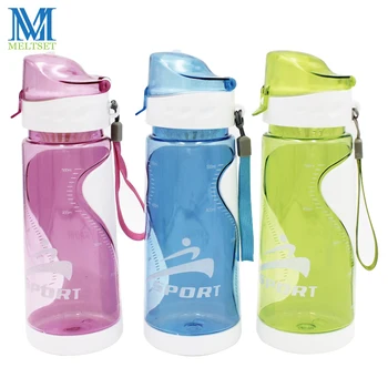 

Meltset Leak Proof Sport Bottles 500ml Portable Plastic Water Bottle with Measurements For Cycling Tour Supplies Drink Bottle