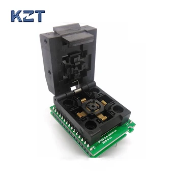 

QFP32 TQFP32 LQFP32 IC51- 0324-805 Pitch 0.5mm Clamshell Programming Socket Size 5*5 Adapter QFP programmer SMT/SMD Test socket