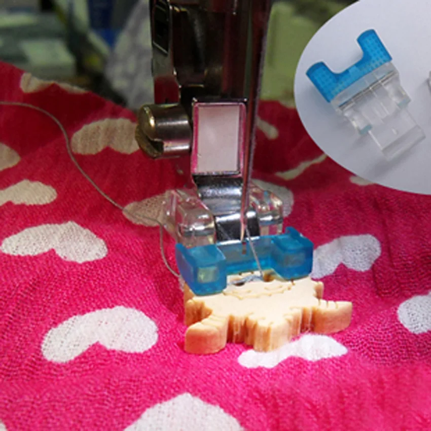 

Brother Multifunctional domestic sewing machine presser foot button # 7305 / Sew-On Button Foot