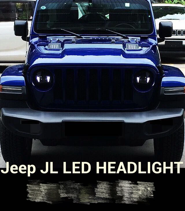 Светодиодный прожектор с DRL и JL разъемом для Jeep wrangler JL Sport/Sport S