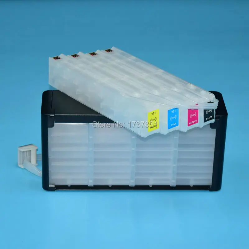 

HP970 971XL Ciss Bulk ink system with auto reset chip for HP 970XL 971XL For HP Officejet pro x451dn x451dw x551dw x476dw x576dw