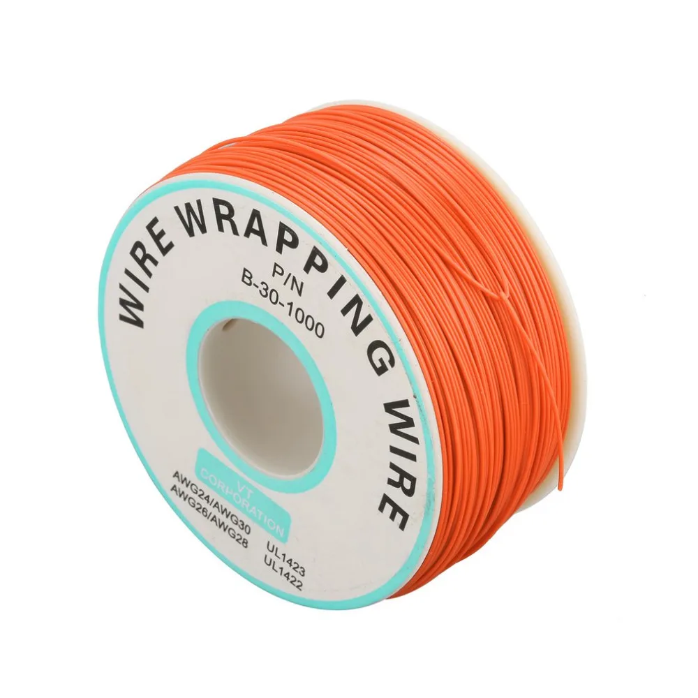 

250m 30awg Single Core Copper Wire Ok Line Circuit Flight Line Pcb Jumper Wire Electronic Welding Cable