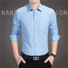 YeddaMavis мужская одежда рубашки мужские модные хлопковые рубашки с длинным рукавом Camisa Masculina Slim Fit Camisa Social повседневные синие рубашки