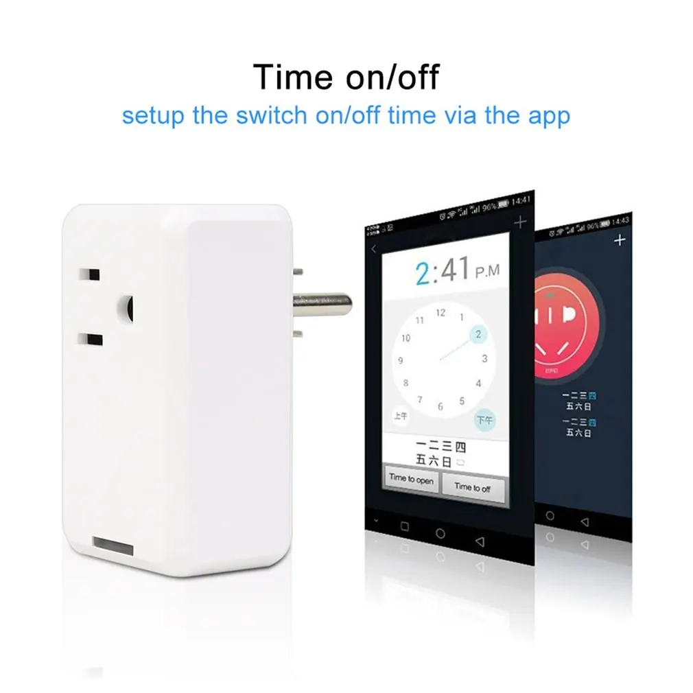 

Wireless Voice Control Wifi Intelligent Smart Remote Control Switch Socket Home Devices No Hub Required for Amazon Alexa