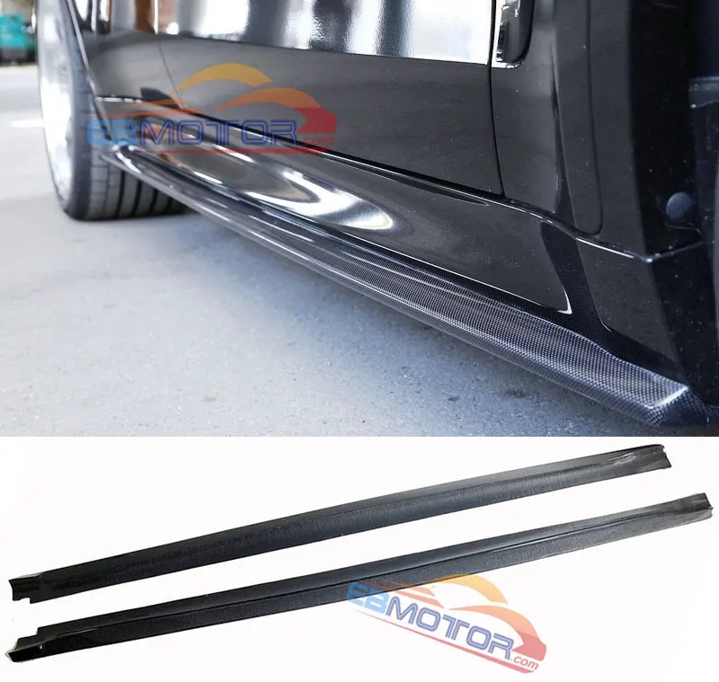 ebmotor-com Real Carbon Fiber Side Skirts 1pair For BMW F16 X6 M-Sport Package F86 X6M 2015UP 1