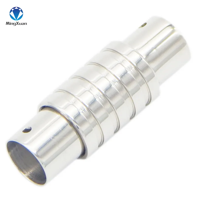 

1pc/lot Stainless Steel Silver Plated Magnetic Clasp Hooks Connector Fit 6MM Leather Cord Rope for Women Jewelry Making