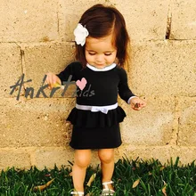 Kids Girls Cotton Long Sweater Dress Bow Long Sleeve Heart-shaped Appliques O-neck Children Girls Long Sweaters Dresses