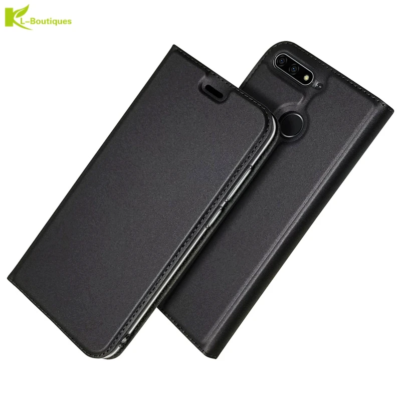 

PU Leather Etui on For Coque Huawei Y6 Prime 2018 Magnetic Flip Cases For Huawei Y6 2018 5.7 Case Luxury Wallet Cover Fundas