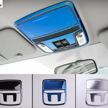 Покрытие для чтения автомобиля отделка украшения полосы интерьера крыши лампы рамки авто аксессуары для Honda CRV styling стиль