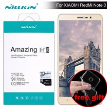 Чехол в подарок) Защитная пленка для экрана redmi note 3 Nillkin Amazing H/H+ PRO из закаленного стекла для xiaomi redmi note 3 pro redmi note 3