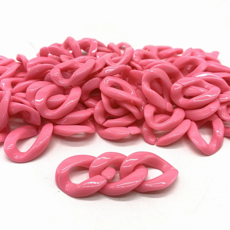 

New 20pcs/16x22mm Acrylic Chain Links DIY Charm Accessories for Jewelry Making# QE06