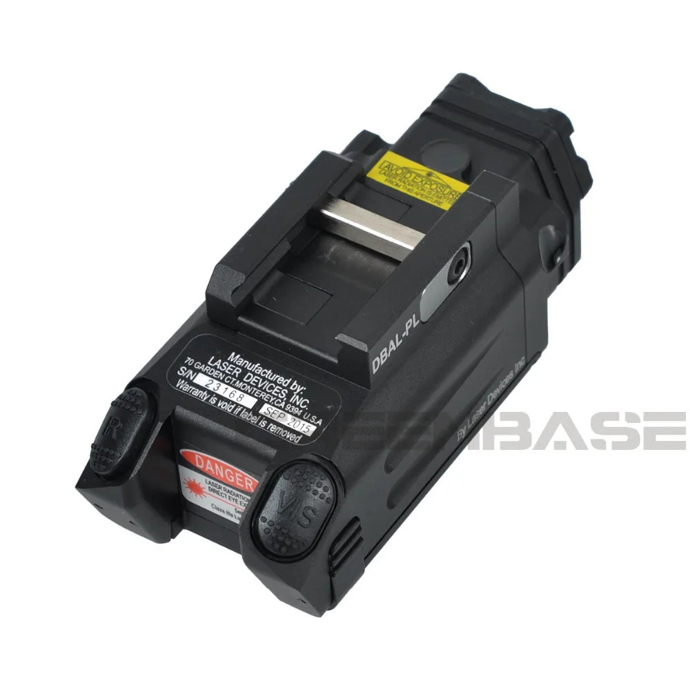 Lanterna para Rifle Greenbase Dbal-pl Tactical Laser - Luz Strobe Vermelho 400 Lumens Led Tático Caça Wearlight ir 4 High Quality Esporte e Lazer