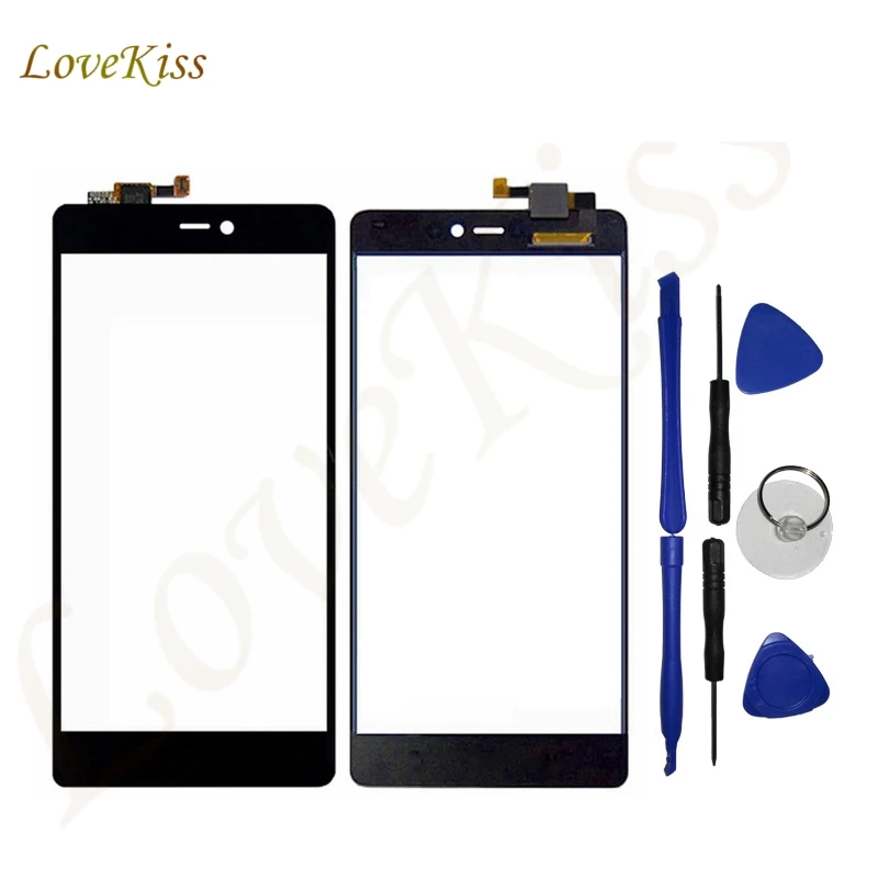 Black Touch Panel Sensor For Xiaomi Mi4C Mi 4c Mi4i 4i Front Screen Glass Lens Digitizer Replacement+Toolkit | Мобильные телефоны и