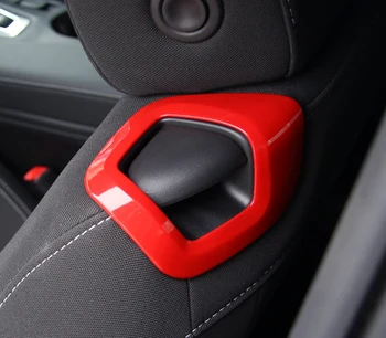 

Fit For Chevrolet Camaro 2017 2018 ABS Car Styling Interior Accessories Back Rear Rest Handle Decorative Cover Trim 2PCS