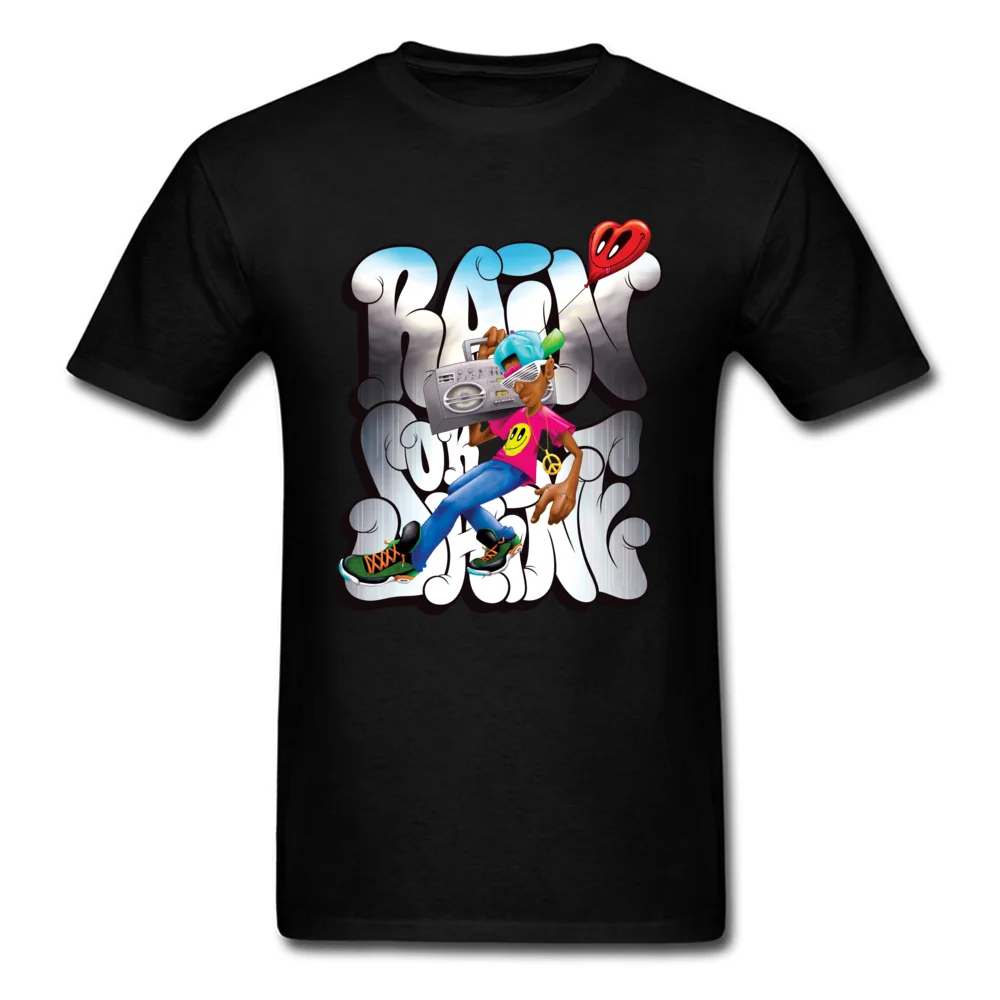 Rain Or Shine Tees 2018 New Round Collar Casual Short Sleeve Cotton Fabric Men T Shirts Casual Tee-Shirts Drop Shipping Rain Or Shine black