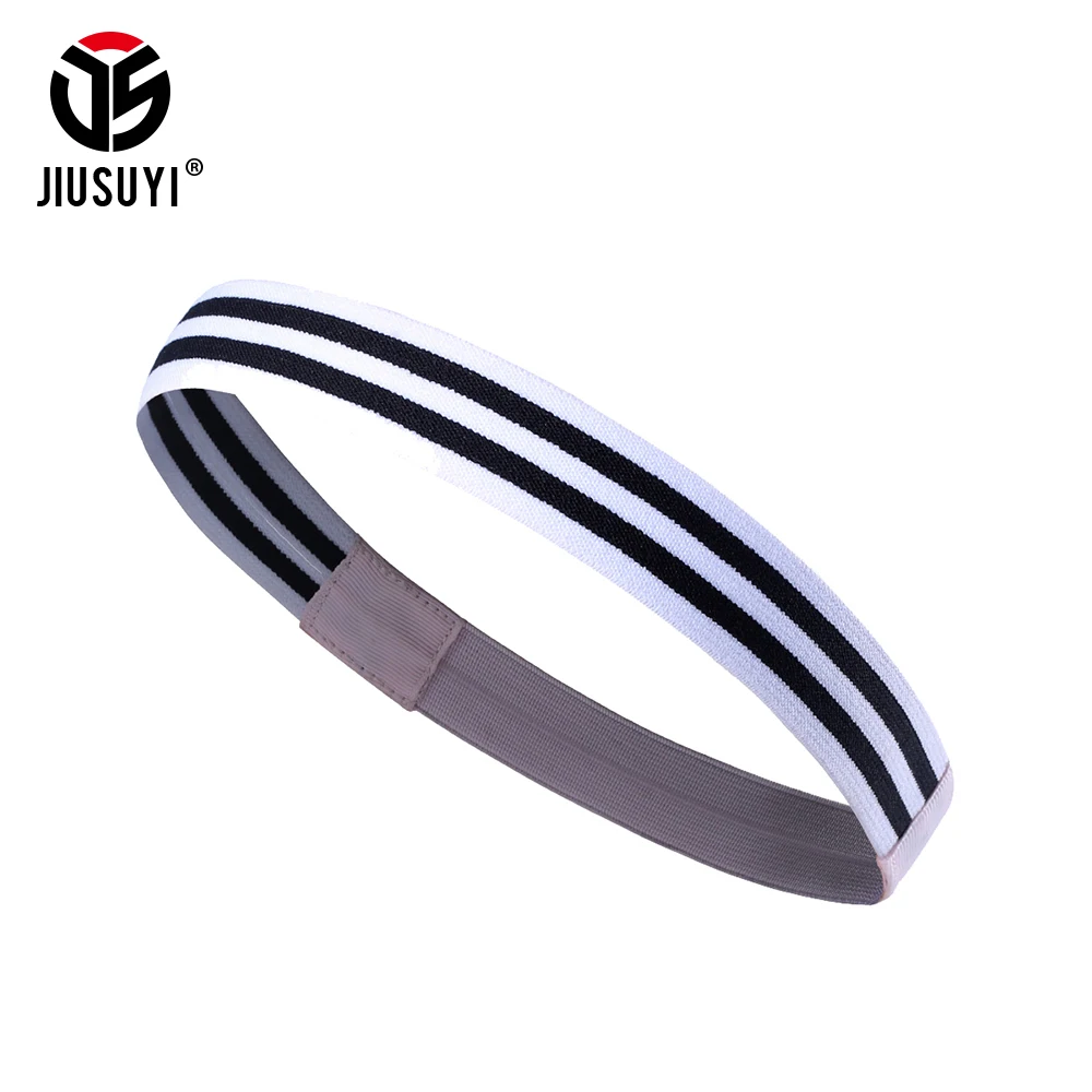 

Night Reflective Strips Sweat Headband Non-slip Sweatband Wide Sports Head Bands Summer Breathable Hair Headwear For Women Men