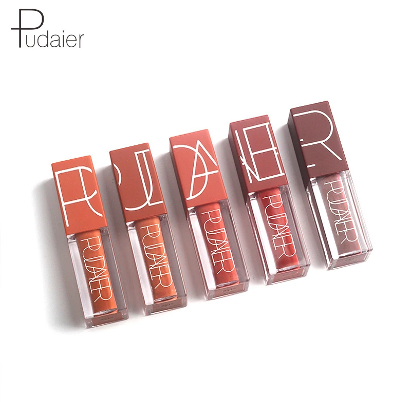 

Pudaier 5 Color Lip Gloss Lipstick for Lips Matte Lipstick Lipgloss Matte Liquid Lipsticks Red Velvet Makeup Tint Lip Cosmetics