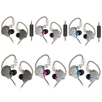 

KZ ZSN Pro Metal Earphones 1BA+1DD Hybrid Professional HIFI Bass Earbuds In Ear Headset Sports Music Earphones with Mic/no Mic