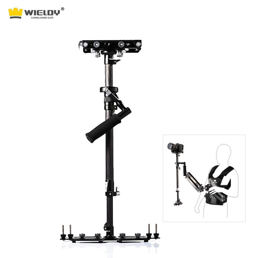 

Wieldy HD 2000 carbon fiber handheld camera stabilizer 1-5kg video steadycam DSLR steadicam S60 camcorder Glidecam Tiffen Rig