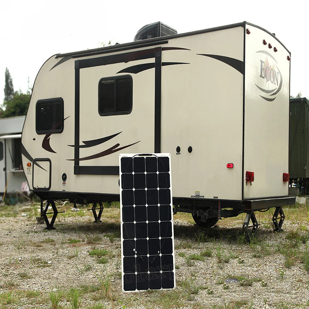 XINPUGUANG гибкие 100 Вт солнечные панели комплект 12 В DIY система для дома полный RV лодка
