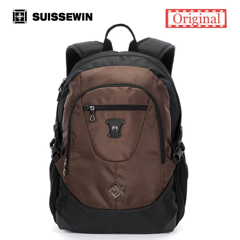 Suissewin swiss Fashion Brand male laptop Backpack Nylon School
