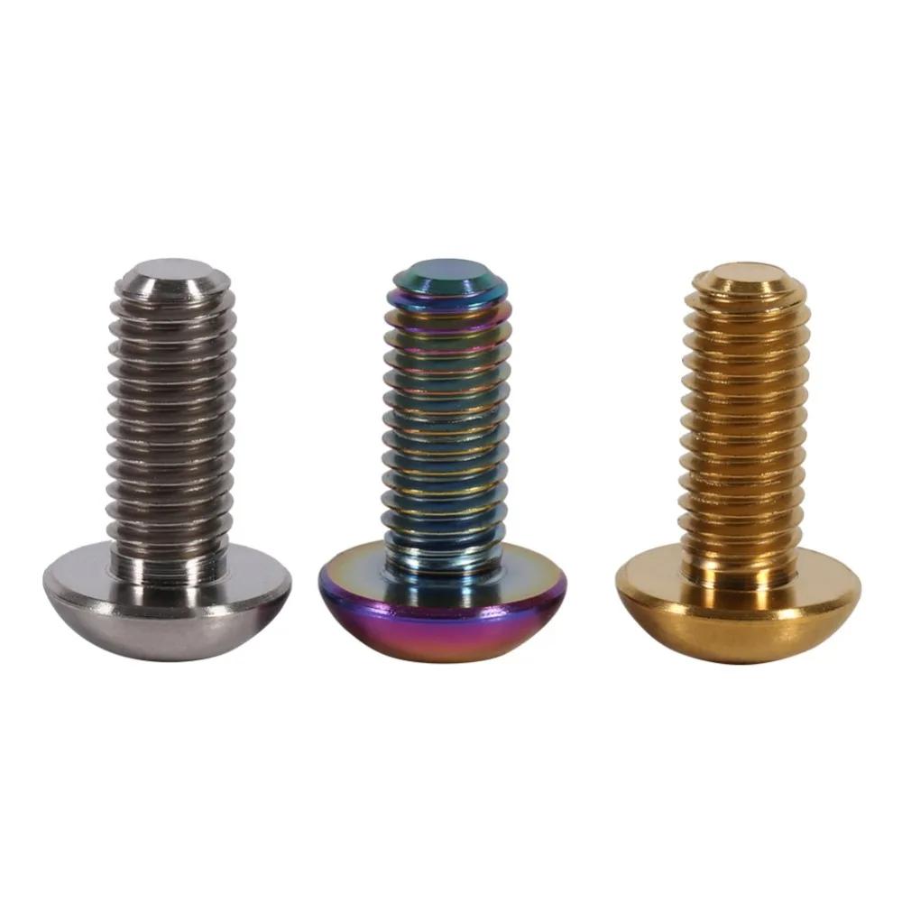 4pcs Stainless MTB Bike Cages Screw Holder Bolts For Most Bikes M5x12mm