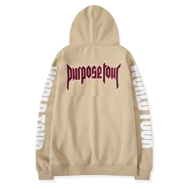 Sudadera con capucha de Justin Bieber Purpose Tour Hip Hop hombres de albaricoque miedo de DIOS Homme Kanye West Sk Jersey Japón personal ropa de los hombres|Sudaderas con capucha y sudaderas| - AliExpress