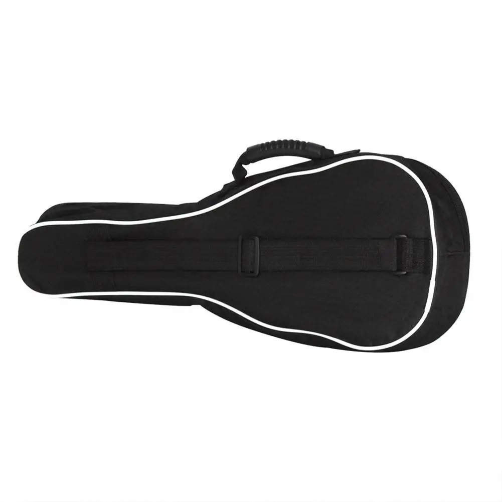 21/23/26 Inch Guitar Bag Oxford Cloth Waterproof Ukulele Cover Bag Soft Case Adjustable Shoulder Straps Guitar Carry Bags Black