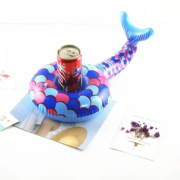 

2018 Newest Party Supplies Mini Unicorn Inflatable Cup Party Beverage Boats Phone Stand Holder Pool Toys Holder Drink Floating