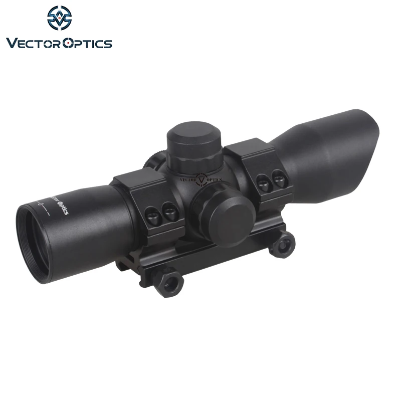 

Vector Optics Panther 1x34 Green Red Dot Scope with One Piece Weaver Mount Dual Ring Tactical Pistol AK AR Holographic Sights