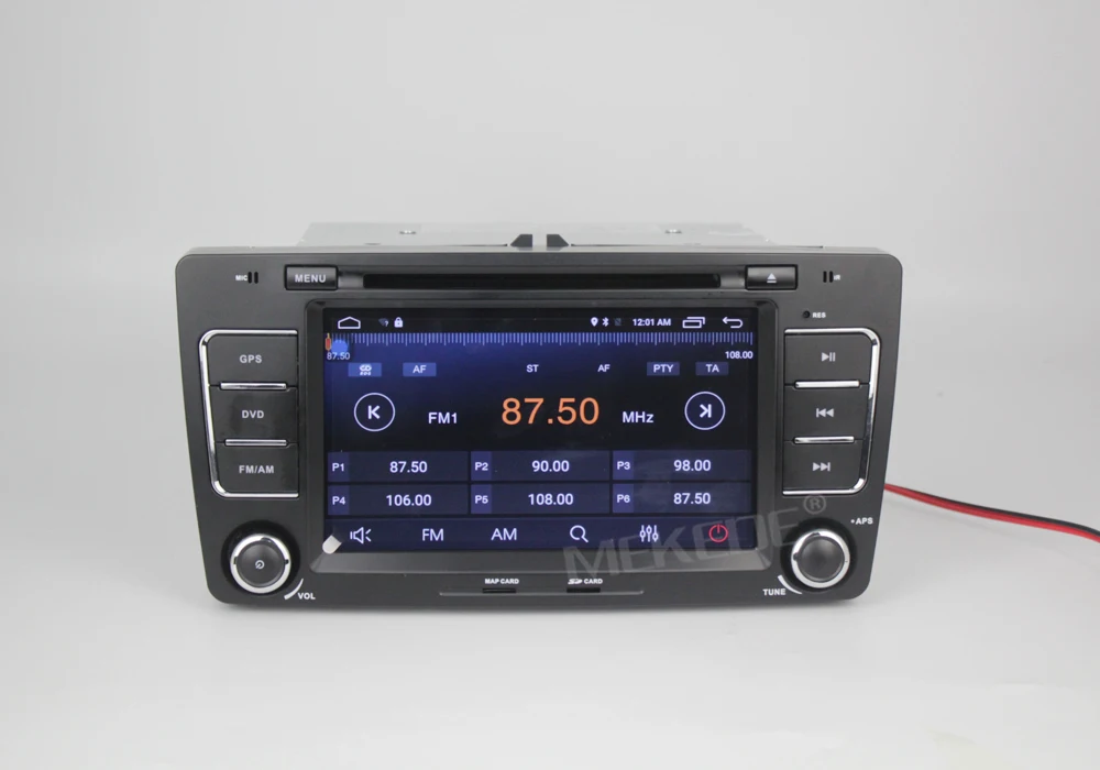 Best 1024*600 Quad Core 4 Android 7.1 Car DVD Stereo Radio Player For Skoda Octavia 2009 2010 2011 2012 2013 a5 GPS Stereo BT System 17