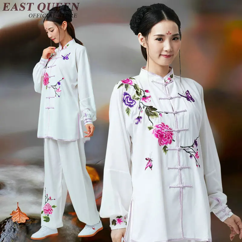 

Tai chi women clothing Kung fu women uniform White loose uniform Forest style uniform KK765 YX
