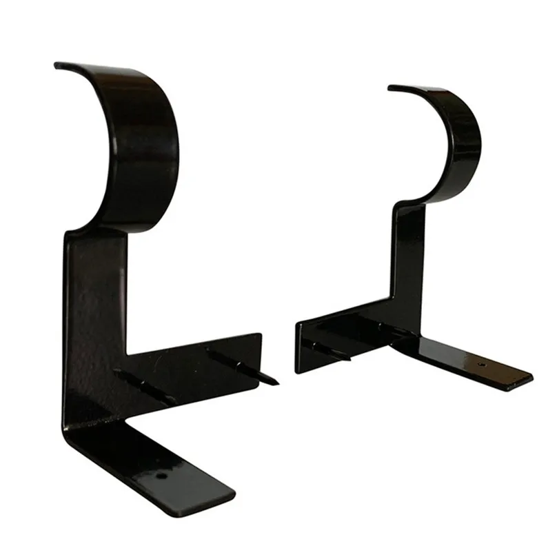 Single Hang Curtain Rod Holders Bracket Into Window Frame Curtain Rod Bracket Window-Dressing Hardware #4M13 (5)