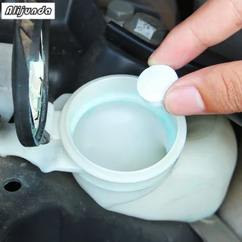 

6 pcs. New car windshield cleaner safe compact soda tablet for Audi all series Q3 Q5 SQ5 Q7 A1 A3 S3 A4 A4L A6L A7 S6 S7 A8 S4