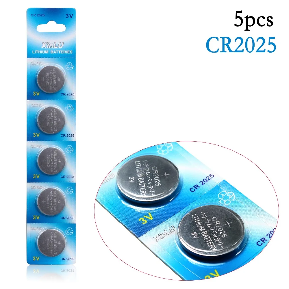 5pcs CR2025 ECR2025 DL2025 BR2025 2025 KCR2025 L12 button cell coin Battery , XINLU Brand battery 5pcs CR2025 ECR2025 DL2025 BR2025 2025 KCR2025 L12 button cell coin Battery , XINLU Brand battery