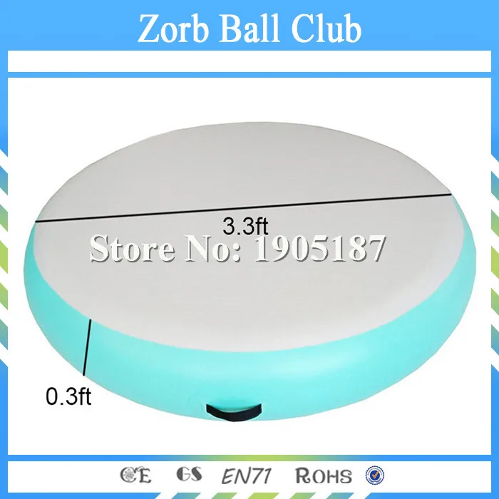 

Free Shipping 100cm Dia Inflatable Air Spot, Inflatable Round AirTrack Air Floor Gymnastic Spot For Sale