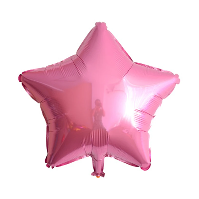 1 шт. 18 дюймовые розовые золотые надувные шары со звездами, воздушный шар с гелием на День святого Валентина, свадьбу, день рождения, рождественскую вечеринку, Декор, воздушный шар