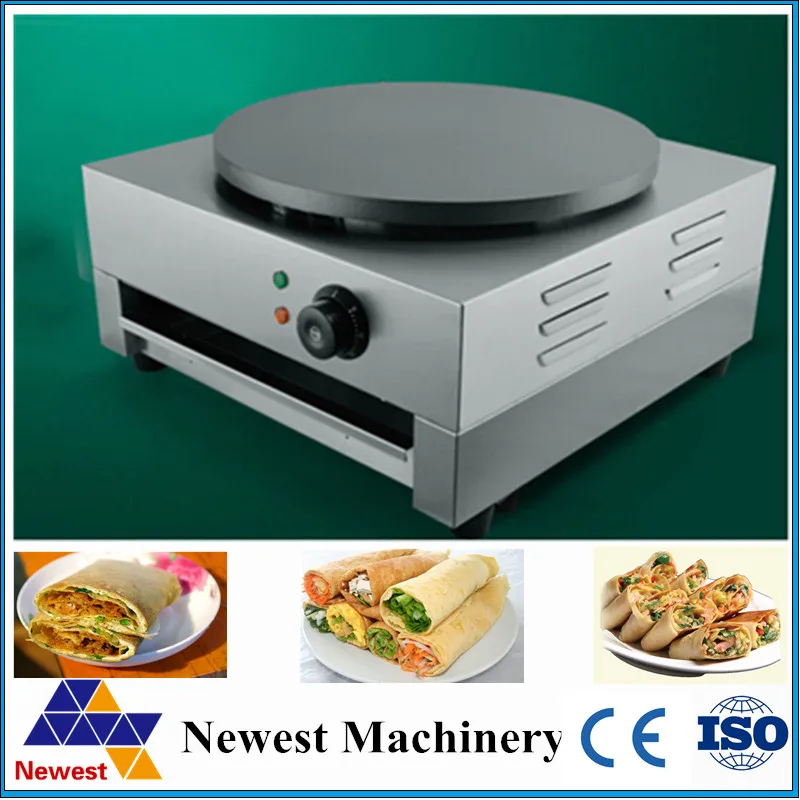 

New Crepe Maker Machine single pan Commercial Crepe Machine Electric pancake machine 220v50Hz 110v 60hz