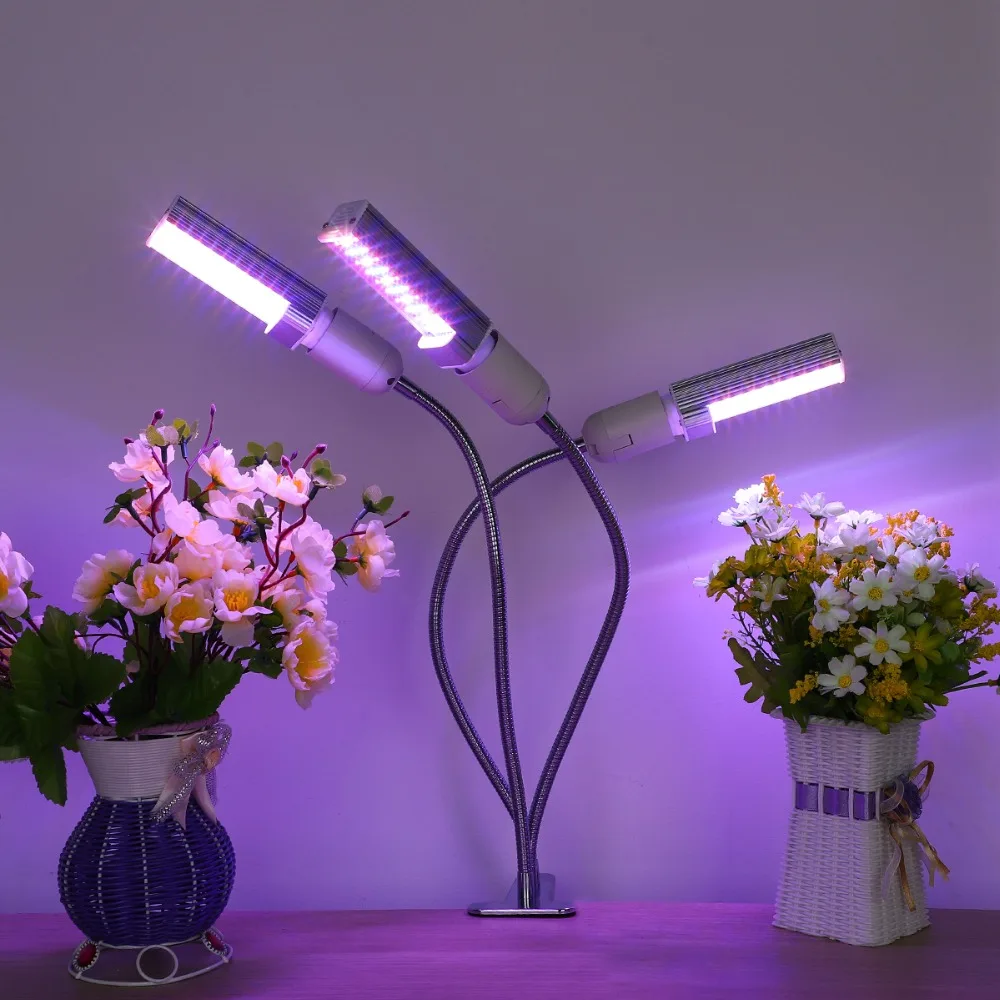 Светодиодный светильник для выращивания, лампа 25 Вт E27 50 светодиодный алюминиевый полноспектральный солнечный светильник для внутреннего освещения, горшечные растения, садовые рассады, лампа для растений