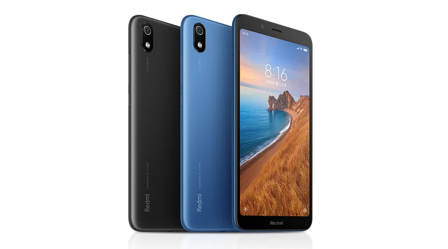 Смартфон Xiaomi Redmi 7A 7 A, 2 Гб, 32 ГБ, Емкостью 4000 мА/ч, долгий срок службы батареи, разблокировка лица AI, Восьмиядерный телефон 5,45 дюйма, глобальная версия