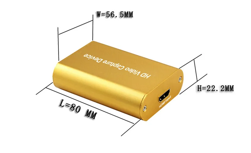 T HDMI to USB3.0 HD Video Capture Card Dongle Adapter,HD1080P Female Connector UACUVC For Wii PSP34 XBOX PSP,Laptop Free Shipping (1)