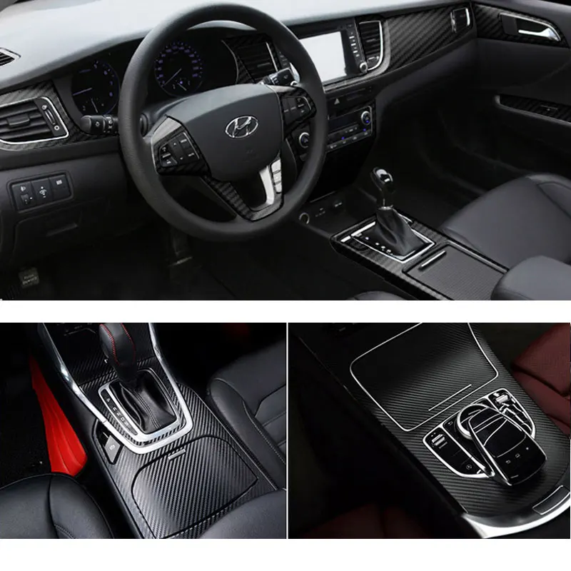 Виниловая Водонепроницаемая плёнка из углеродного волокна 20x127 см|wrap film|wrap carbon